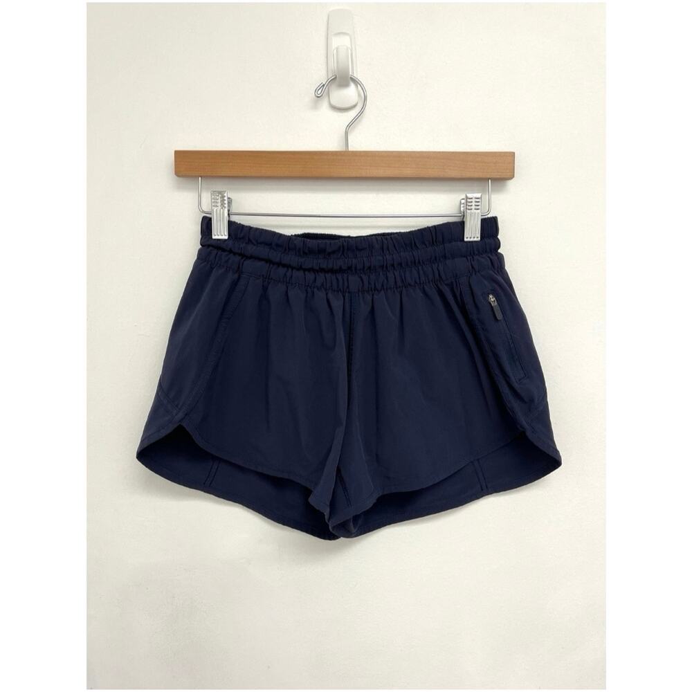 Lululemon Tracker Running Short V 4"
Lined Lightweight Pockets Navy Size 6 - Picture 9 of 10
